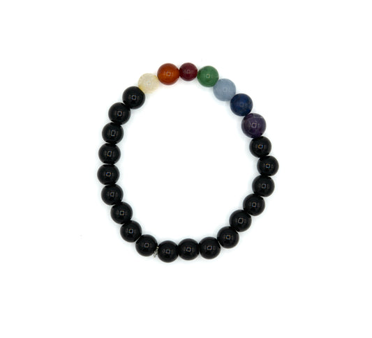 Chakra mit schwarzem Turmalin
